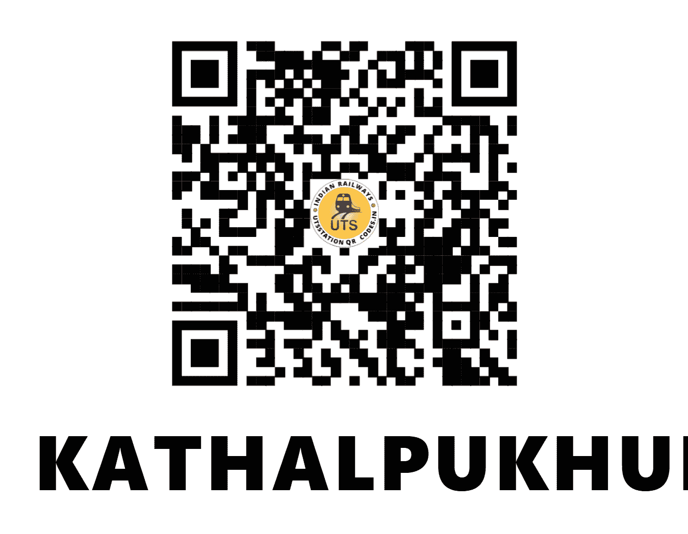 UTS QR Code for KATHALPUKHURI - KTPR - NF (ASSAM)