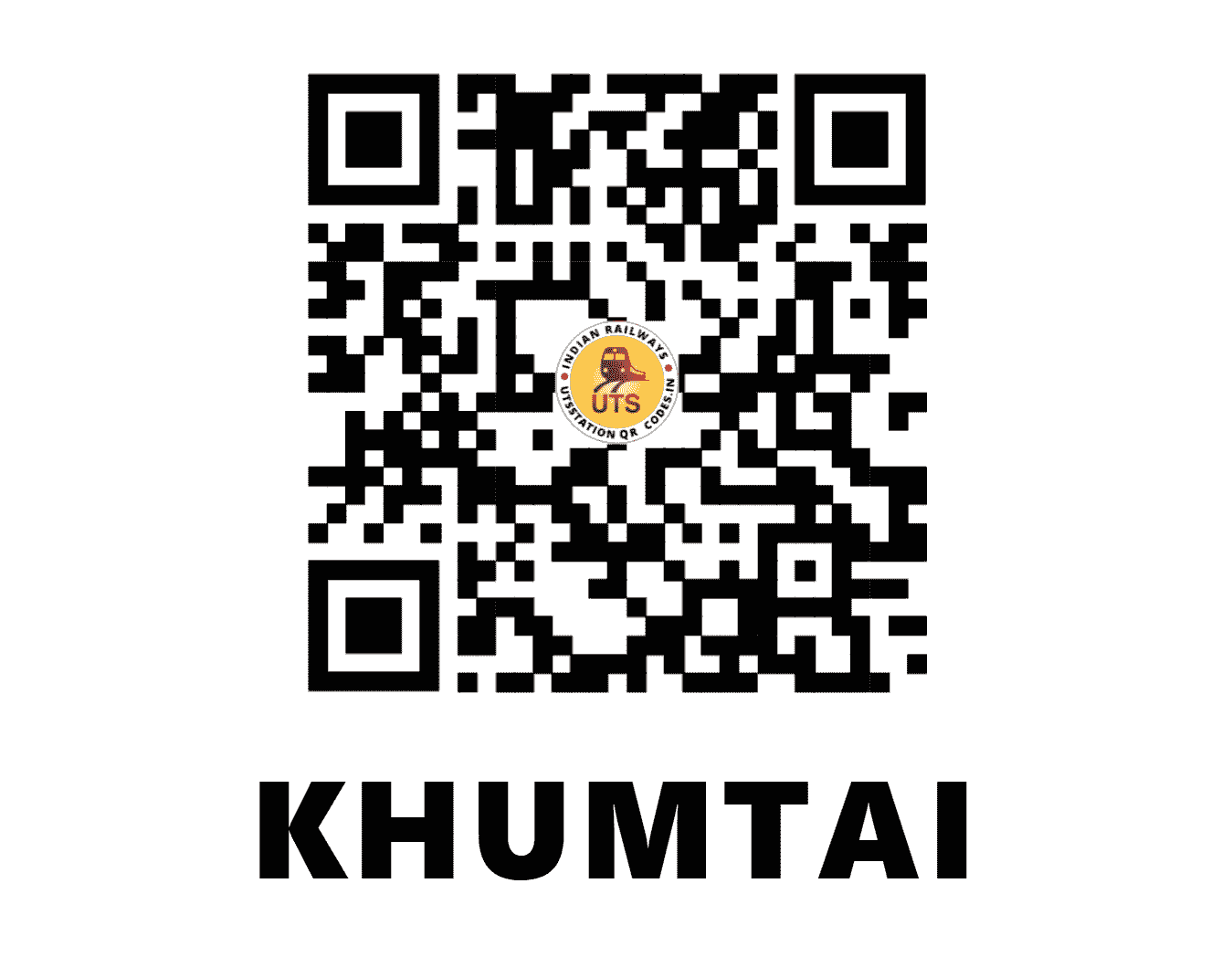 UTS QR Code for KHUMTAI - KUTI - NF (ASSAM)