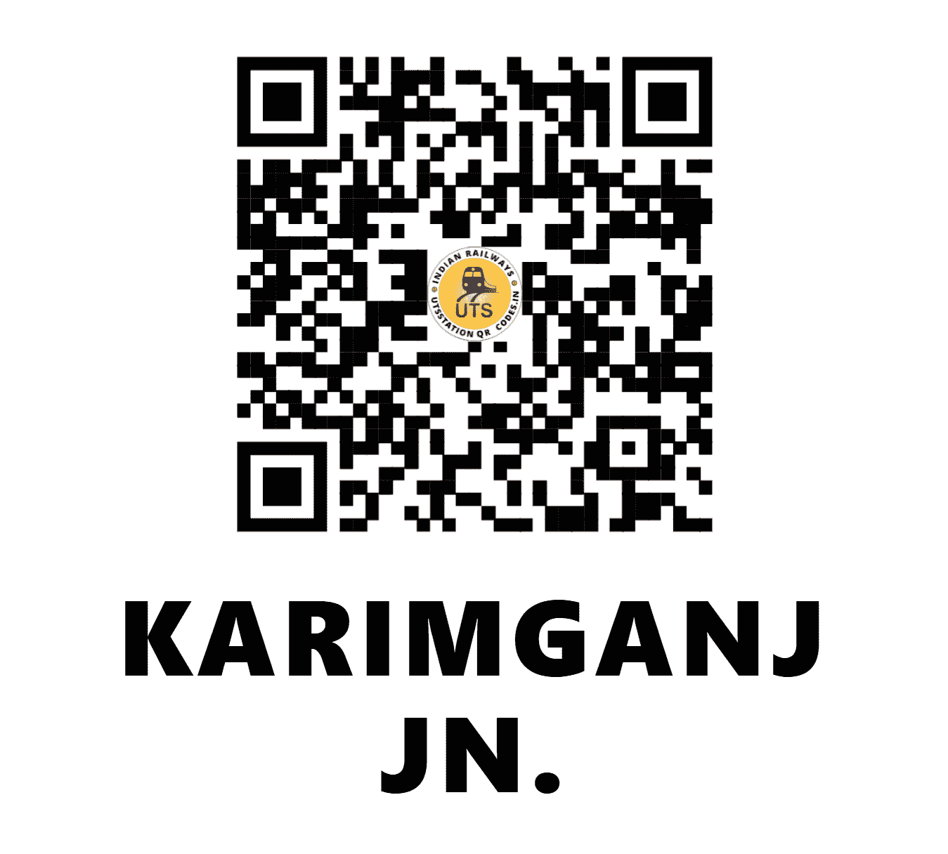 UTS QR Code for KARIMGANJ JN. - KXJ - NF (ASSAM)