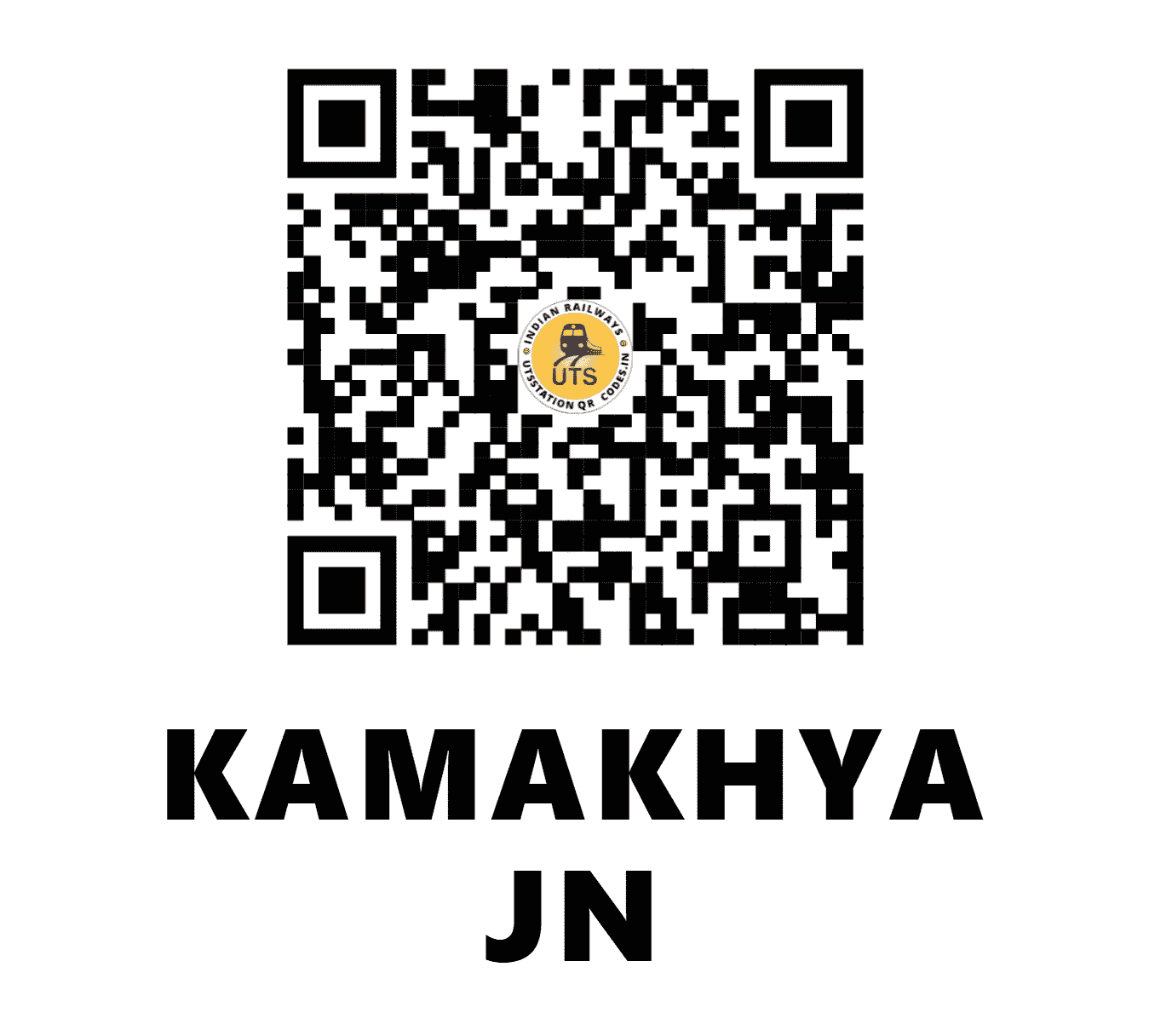 UTS QR Code for KAMAKHYA JN - KYQ - NF (ASSAM)