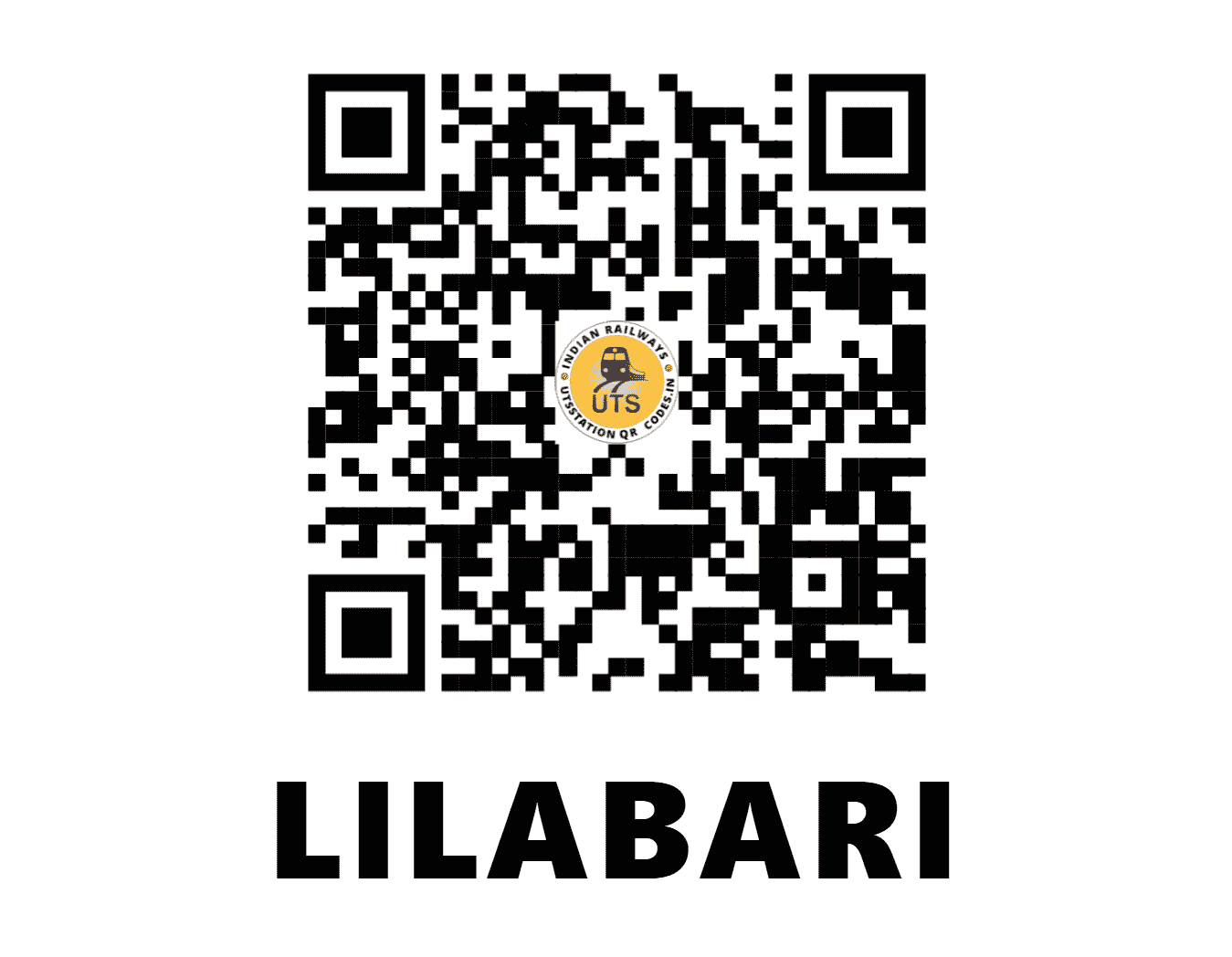 UTS QR Code for LILABARI - LBI - NF (ASSAM)