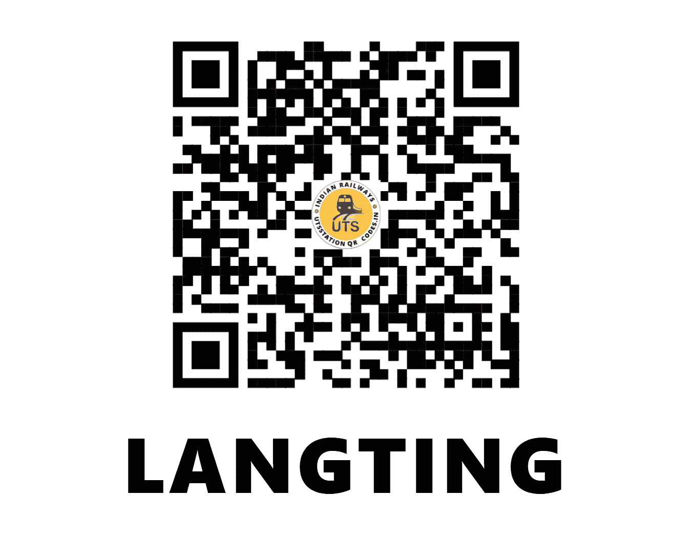 UTS QR Code for LANGTING - LGT - NF (ASSAM)