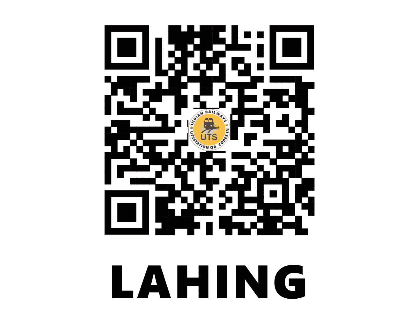 UTS QR Code for LAHING - LH - NF (ASSAM)