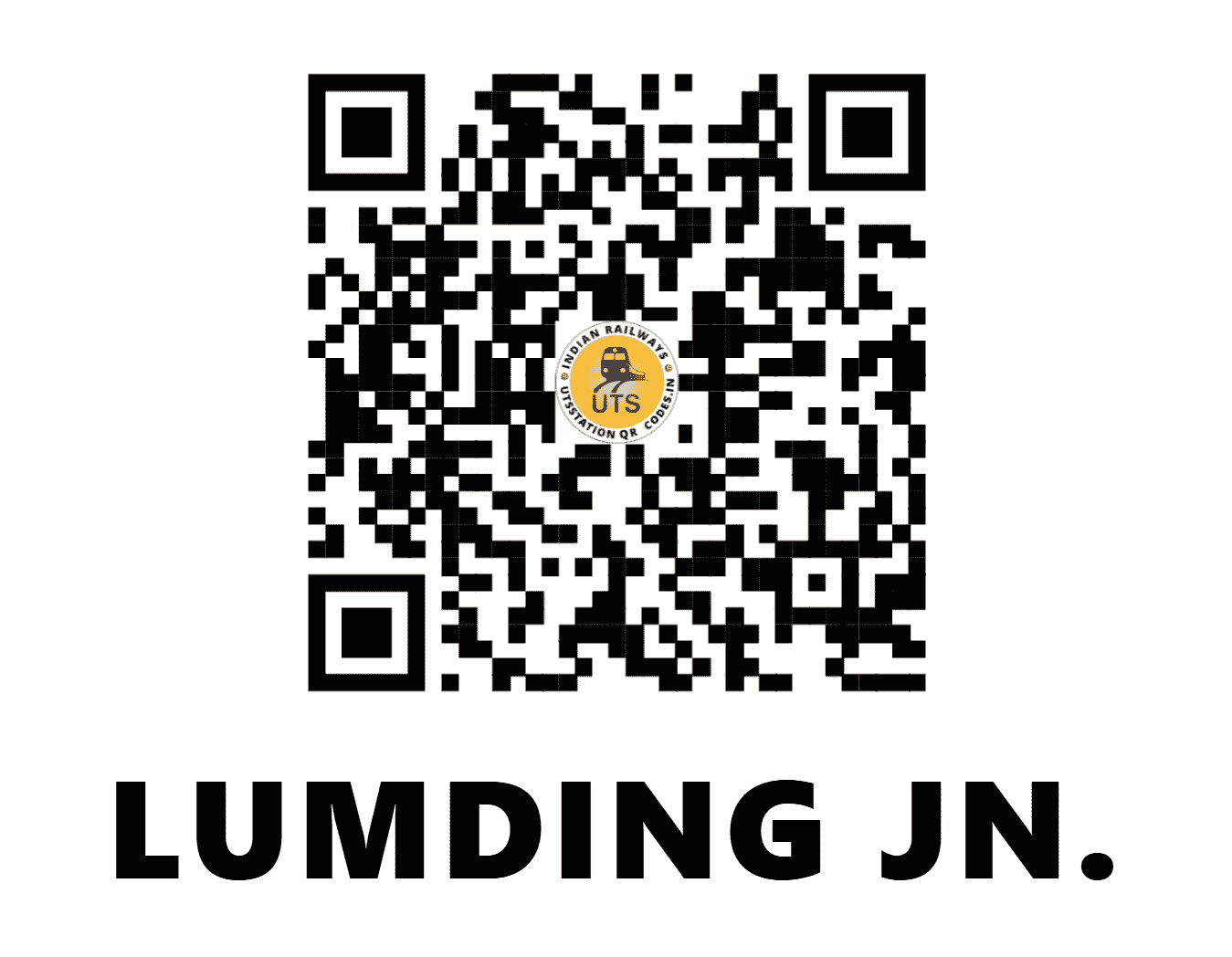 UTS QR Code for LUMDING JN. - LMG - NF (ASSAM)