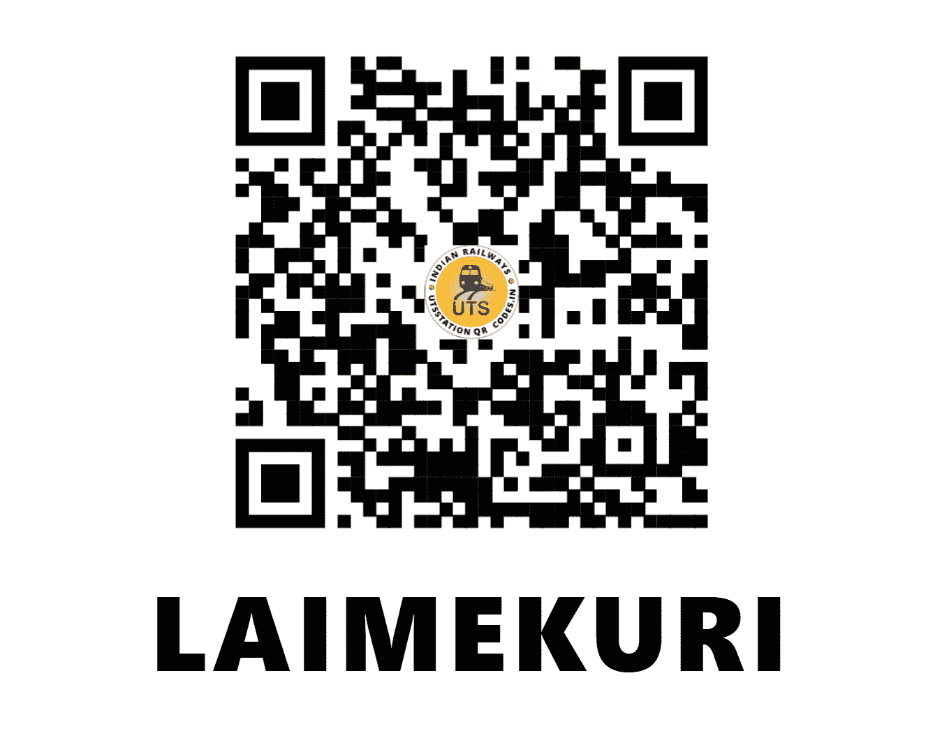 UTS QR Code for LAIMEKURI - LMY - NF (ASSAM)