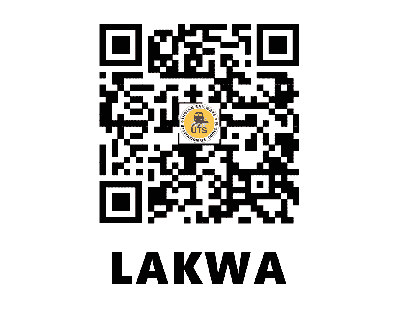UTS QR Code for LAKWA - LXA - NF (ASSAM)