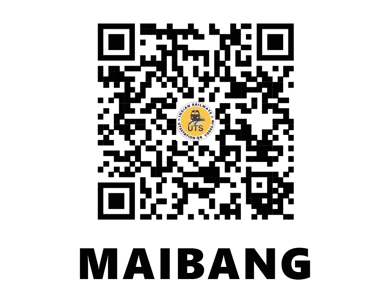 UTS QR Code for MAIBANG - MBG - NF (ASSAM)