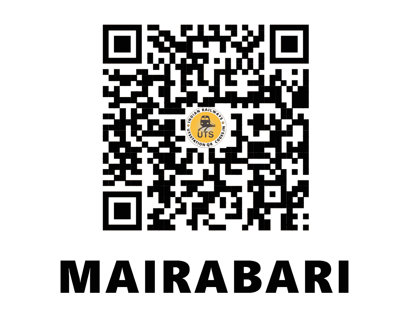 UTS QR Code for MAIRABARI - MBO - NF (ASSAM)