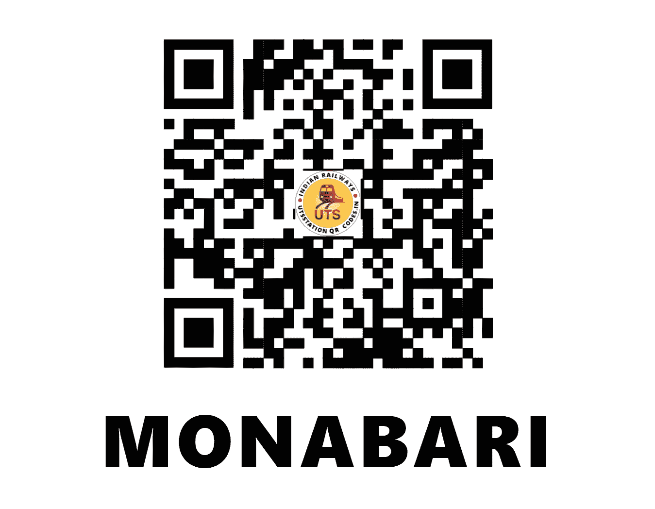 UTS QR Code for MONABARI - MFC - NF (ASSAM)