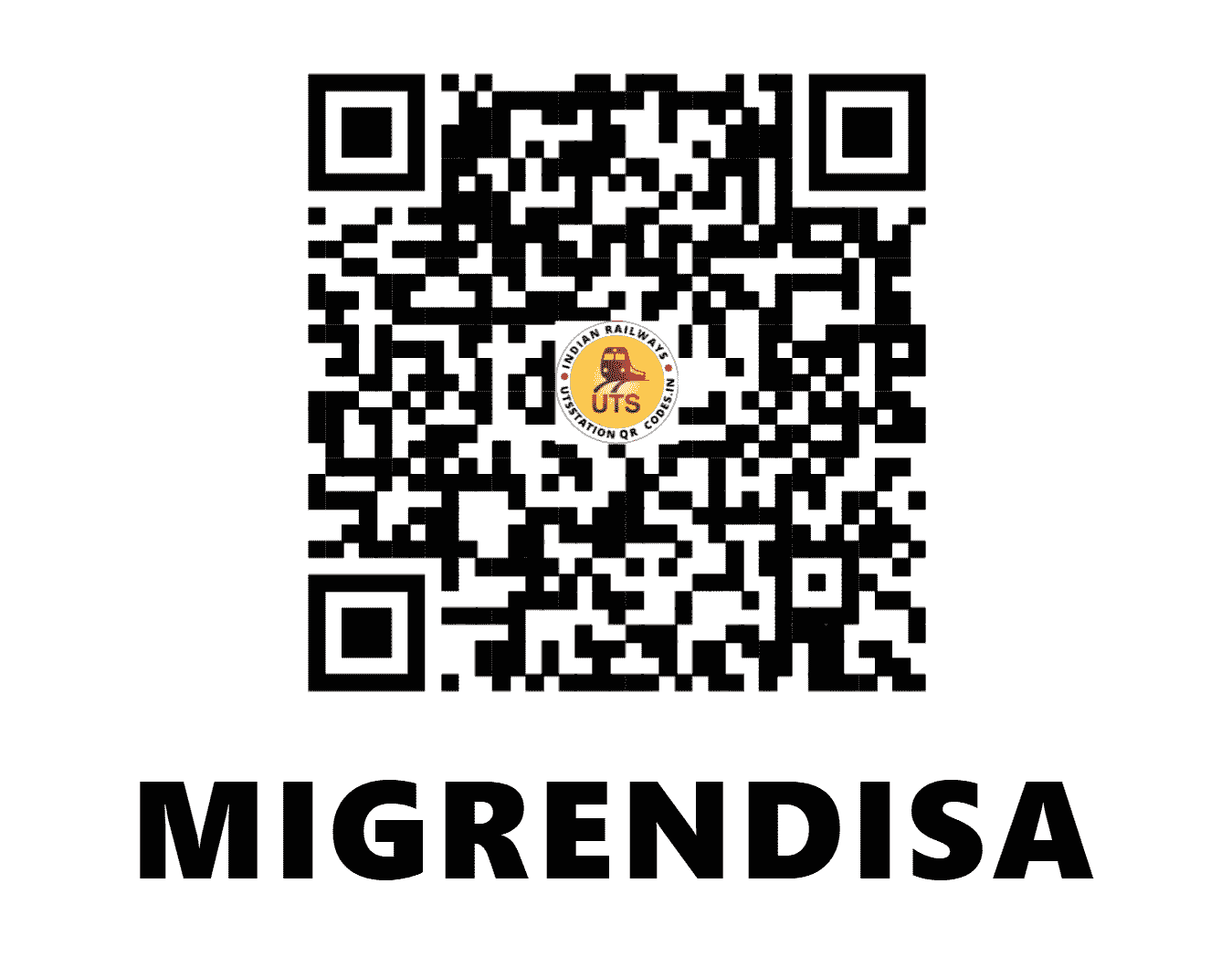 UTS QR Code for MIGRENDISA - MGE - NF (ASSAM)