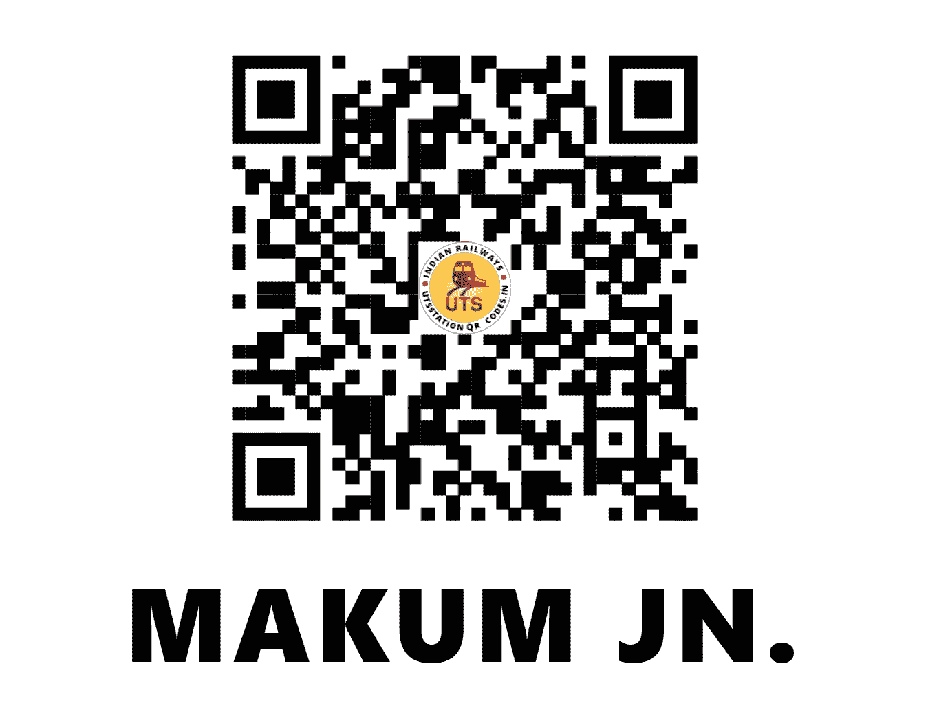 UTS QR Code for MAKUM JN. - MJN - NF (ASSAM)