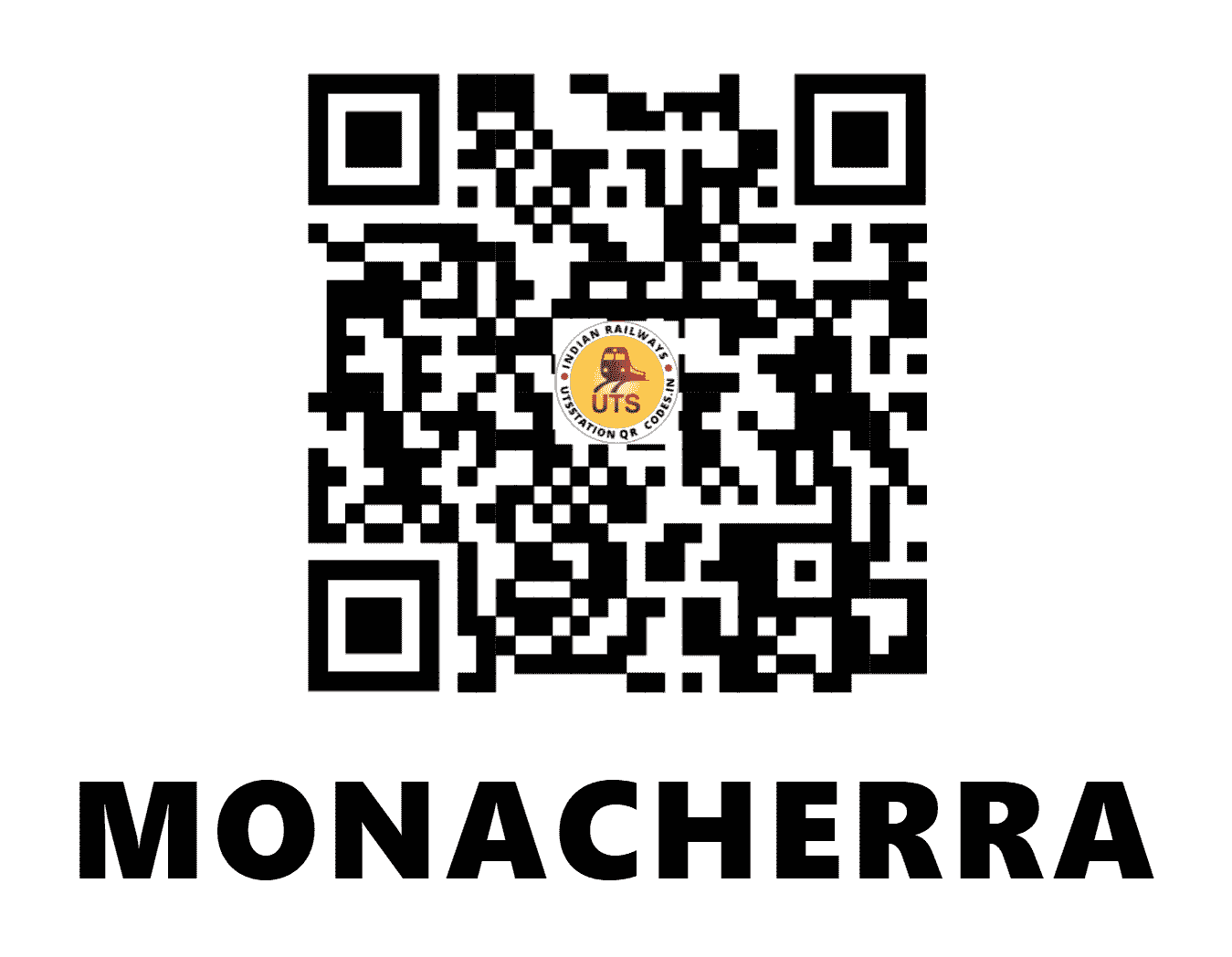 UTS QR Code for MONACHERRA - MNCR - NF (ASSAM)
