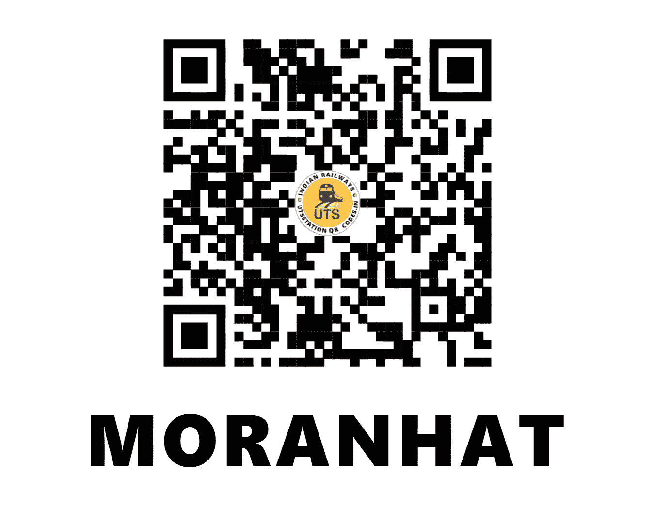UTS QR Code for MORANHAT - MRHT - NF (ASSAM)