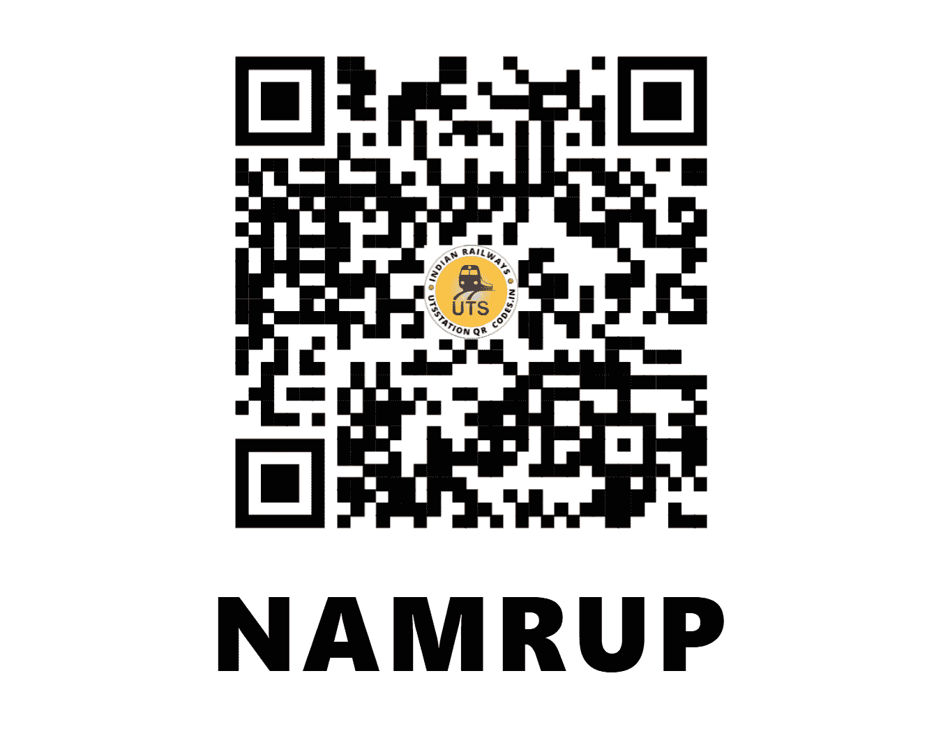 UTS QR Code for NAMRUP - NAM - NF (ASSAM)