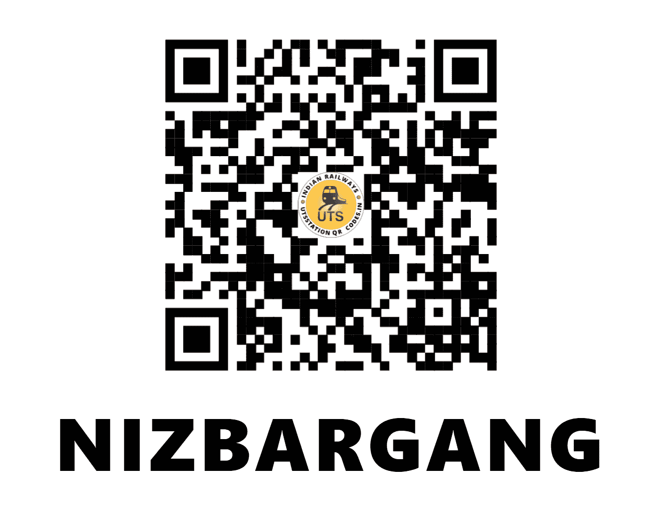 UTS QR Code for NIZBARGANG - NBX - NF (ASSAM)