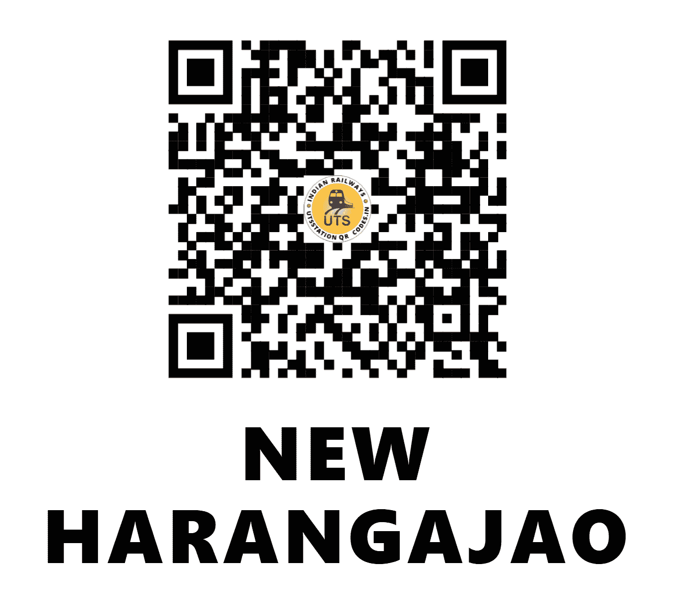 UTS QR Code for NEW HARANGAJAO - NHGJ - NF (ASSAM)