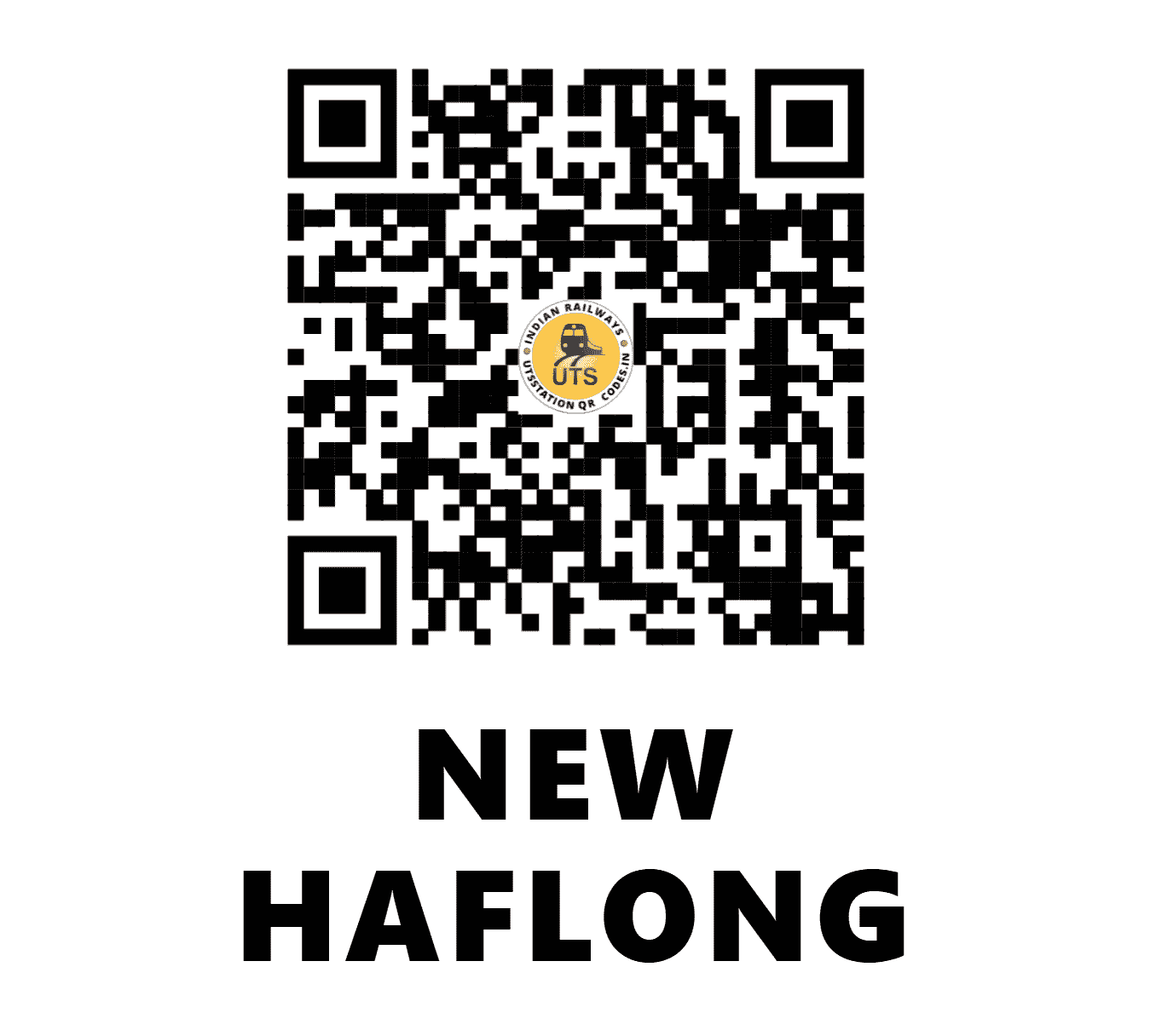 UTS QR Code for NEW HAFLONG - NHLG - NF (ASSAM)