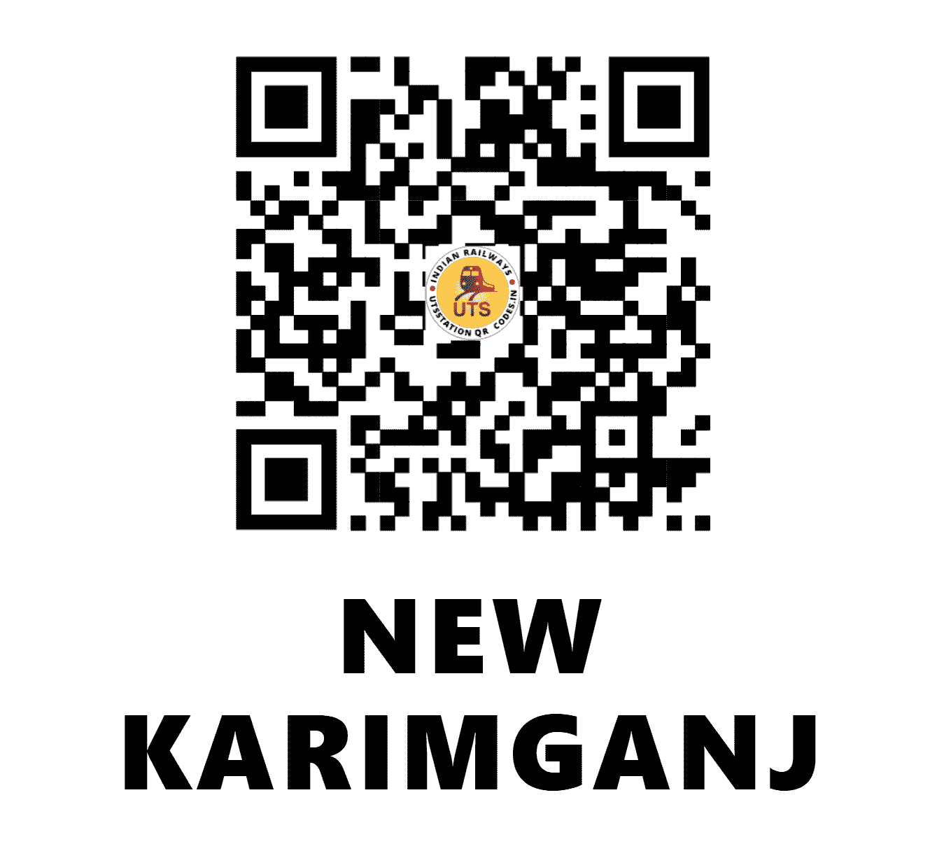 UTS QR Code for NEW KARIMGANJ - NKMG - NF (ASSAM)
