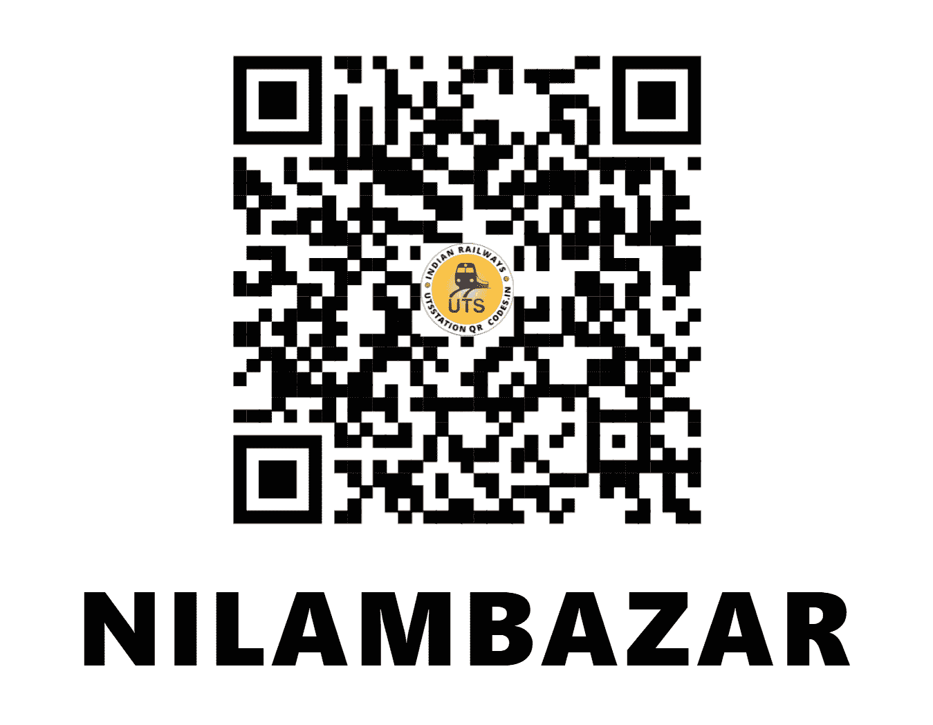 UTS QR Code for NILAMBAZAR - NLBR - NF (ASSAM)