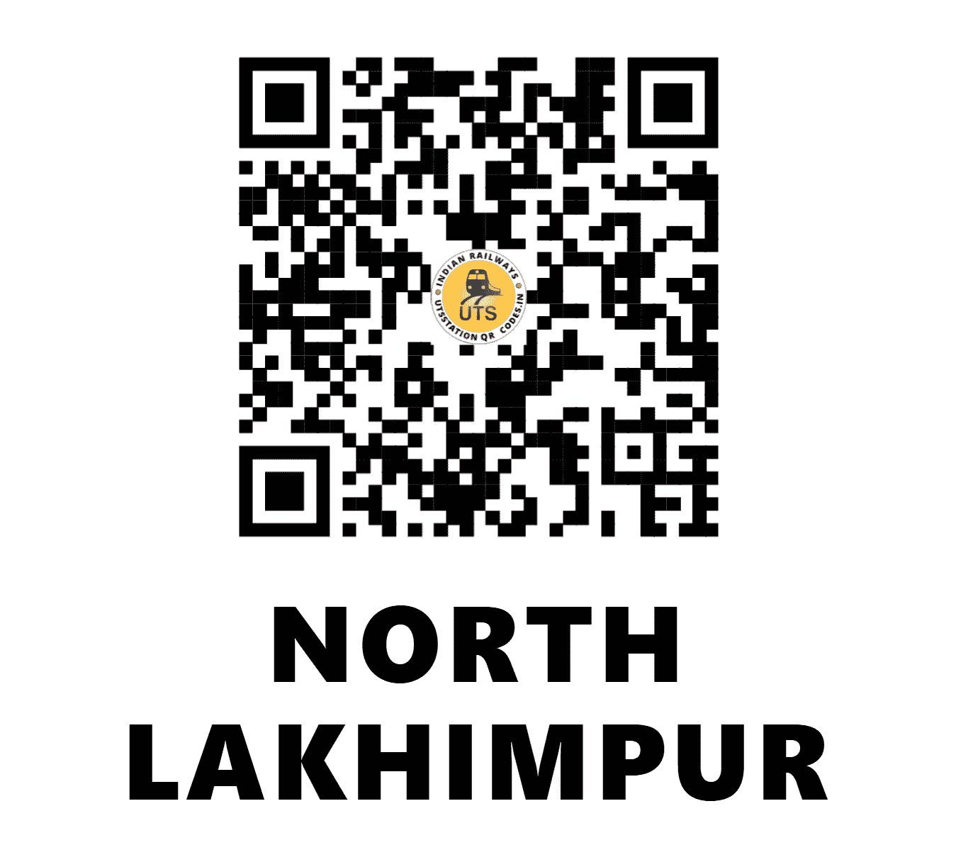 UTS QR Code for NORTH LAKHIMPUR - NLP - NF (ASSAM)