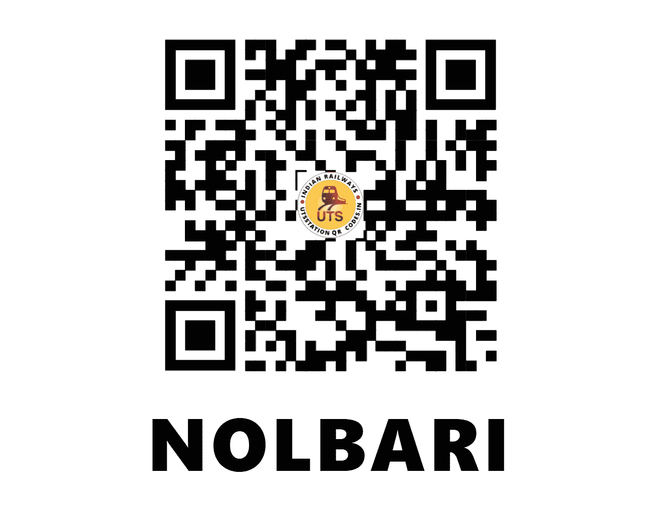 UTS QR Code for NOLBARI - NOLB - NF (ASSAM)