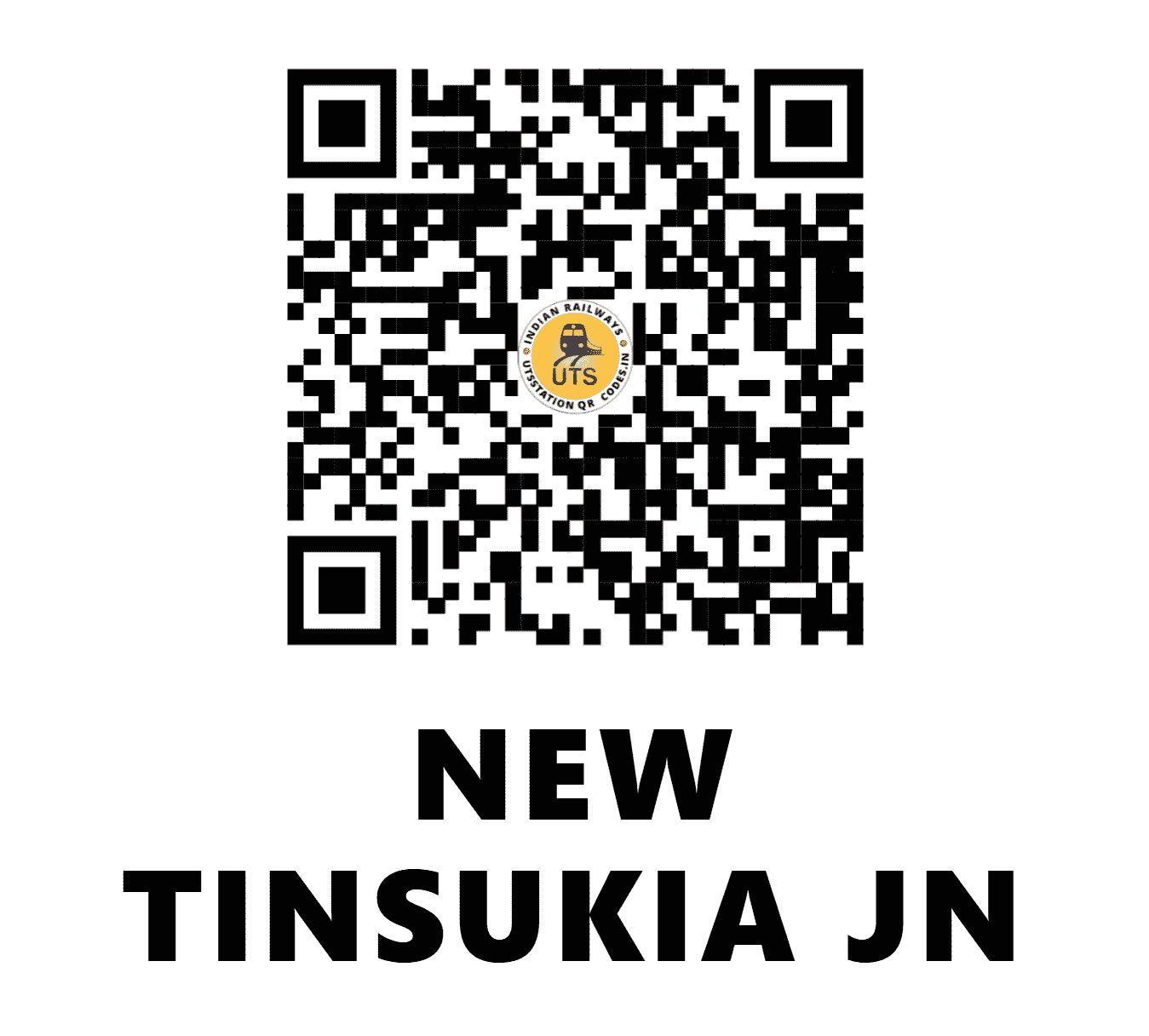 UTS QR Code for NEW TINSUKIA JN - NTSK - NF (ASSAM)
