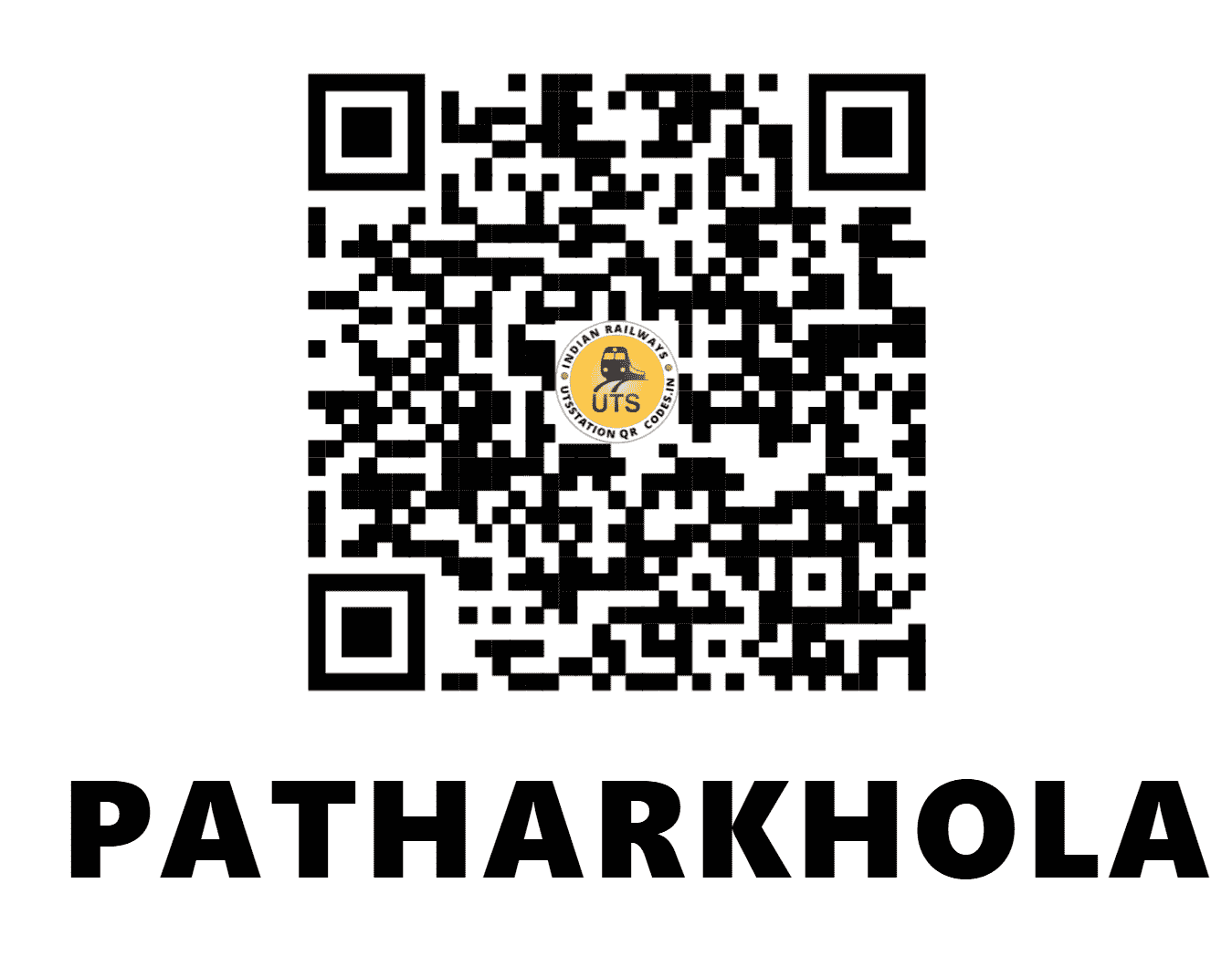 UTS QR Code for PATHARKHOLA - PKB - NF (ASSAM)