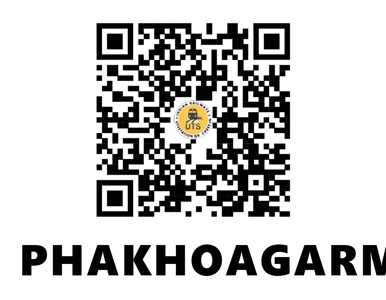 UTS QR Code for PHAKHOAGARM - PKGM - NF (ASSAM)