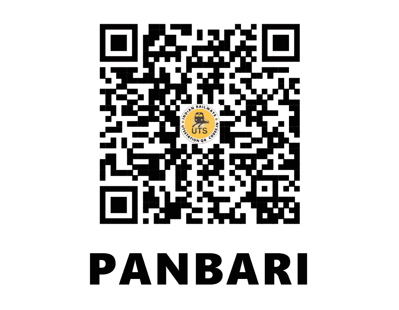 UTS QR Code for PANBARI - PNB - NF (ASSAM)