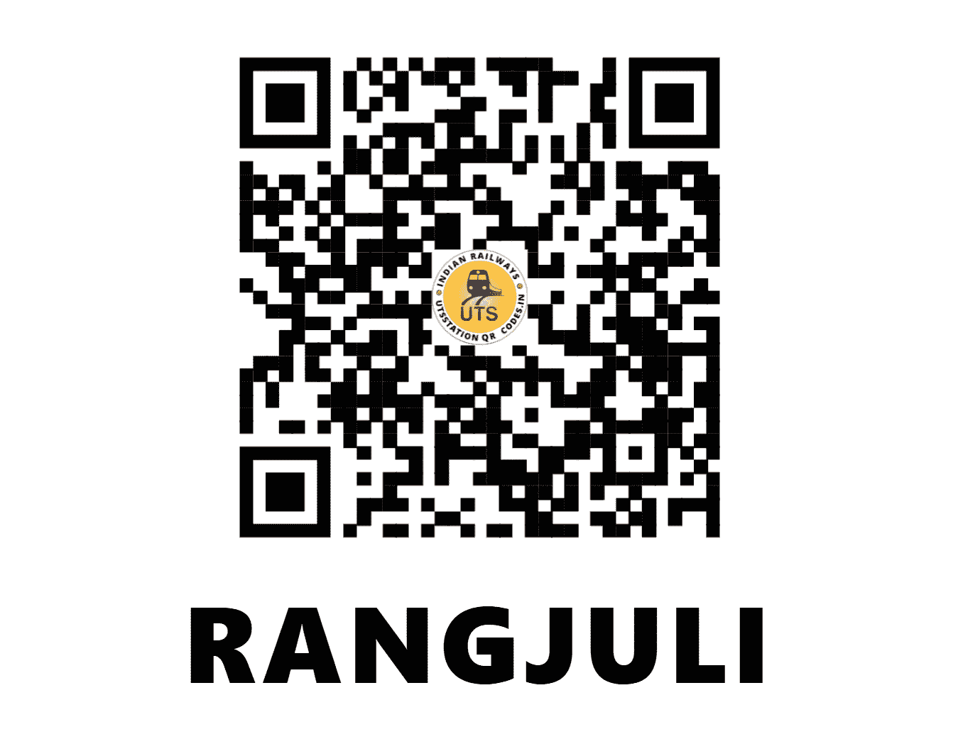 UTS QR Code for RANGJULI - RGJI - NF (ASSAM)