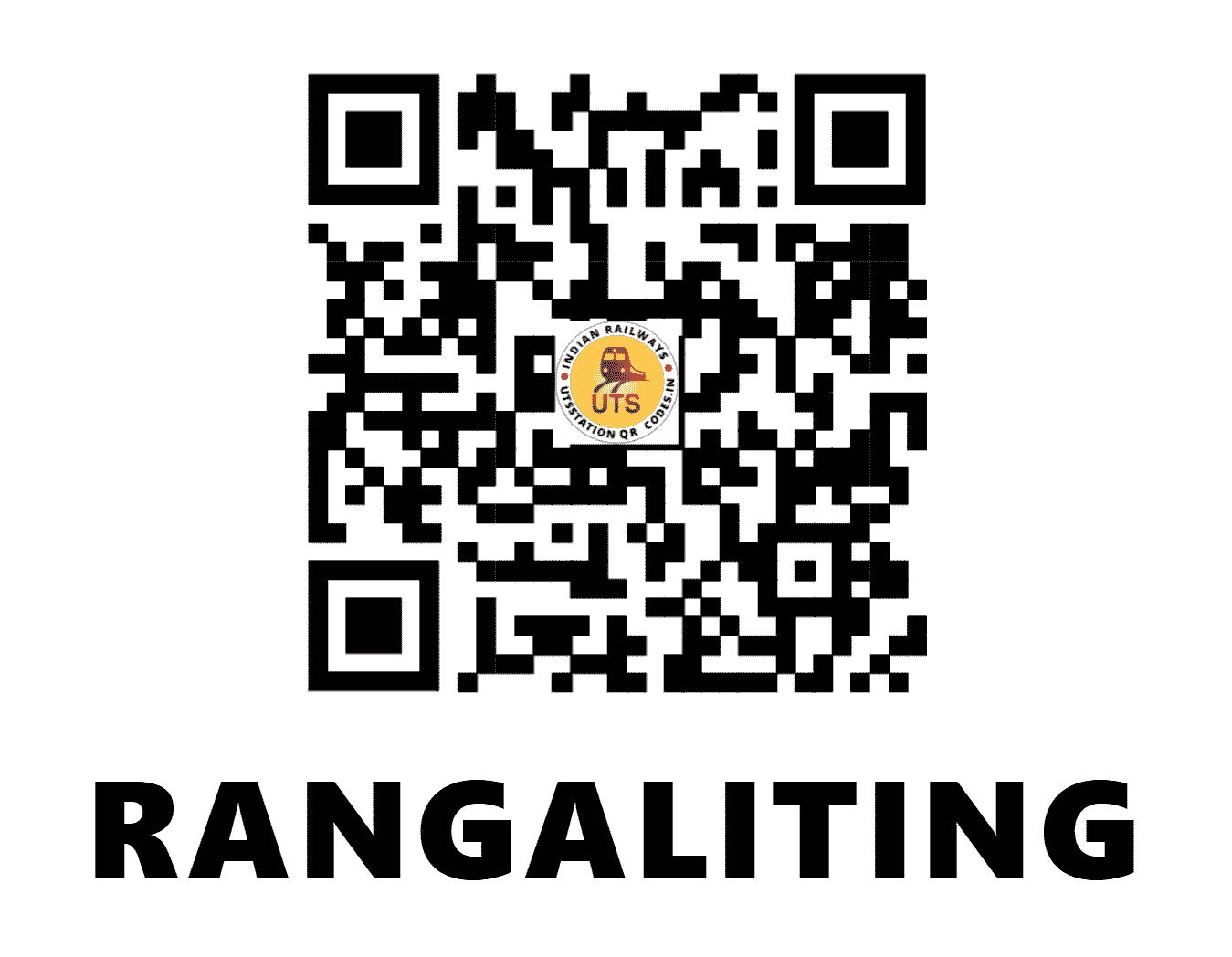UTS QR Code for RANGALITING - RNGG - NF (ASSAM)