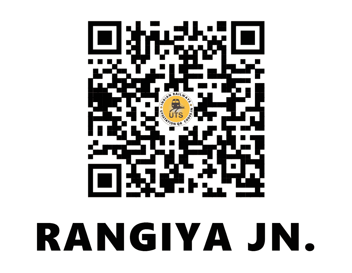 UTS QR Code for RANGIYA JN. - RNY - NF (ASSAM)