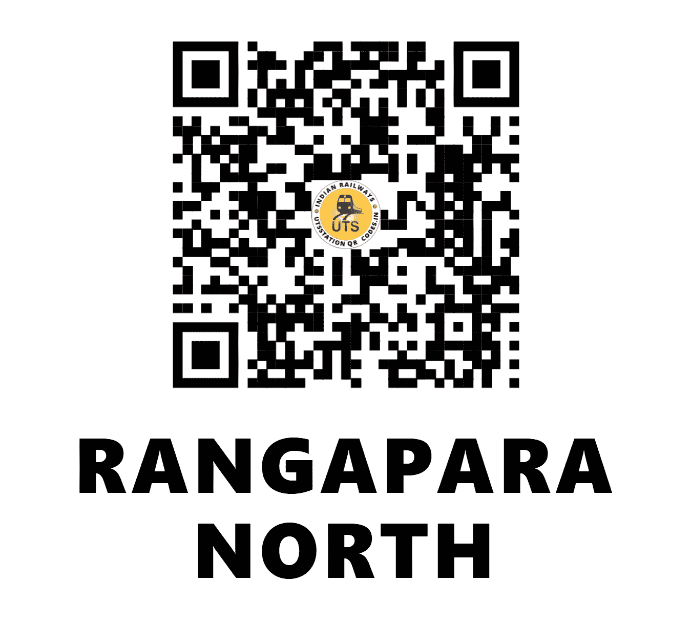 UTS QR Code for RANGAPARA NORTH - RPAN - NF (ASSAM)