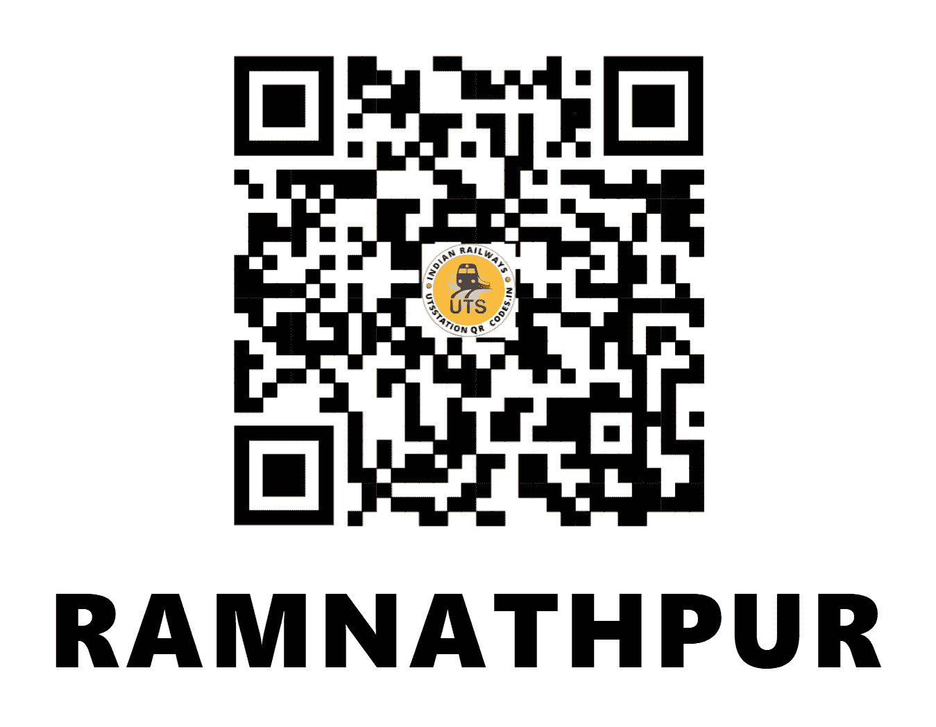 UTS QR Code for RAMNATHPUR - RTRA - NF (ASSAM)