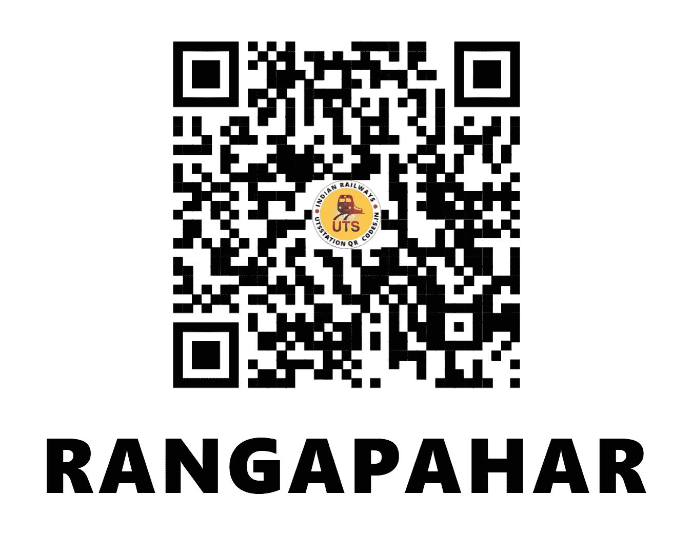 UTS QR Code for RANGAPAHAR - RXR - NF (ASSAM)