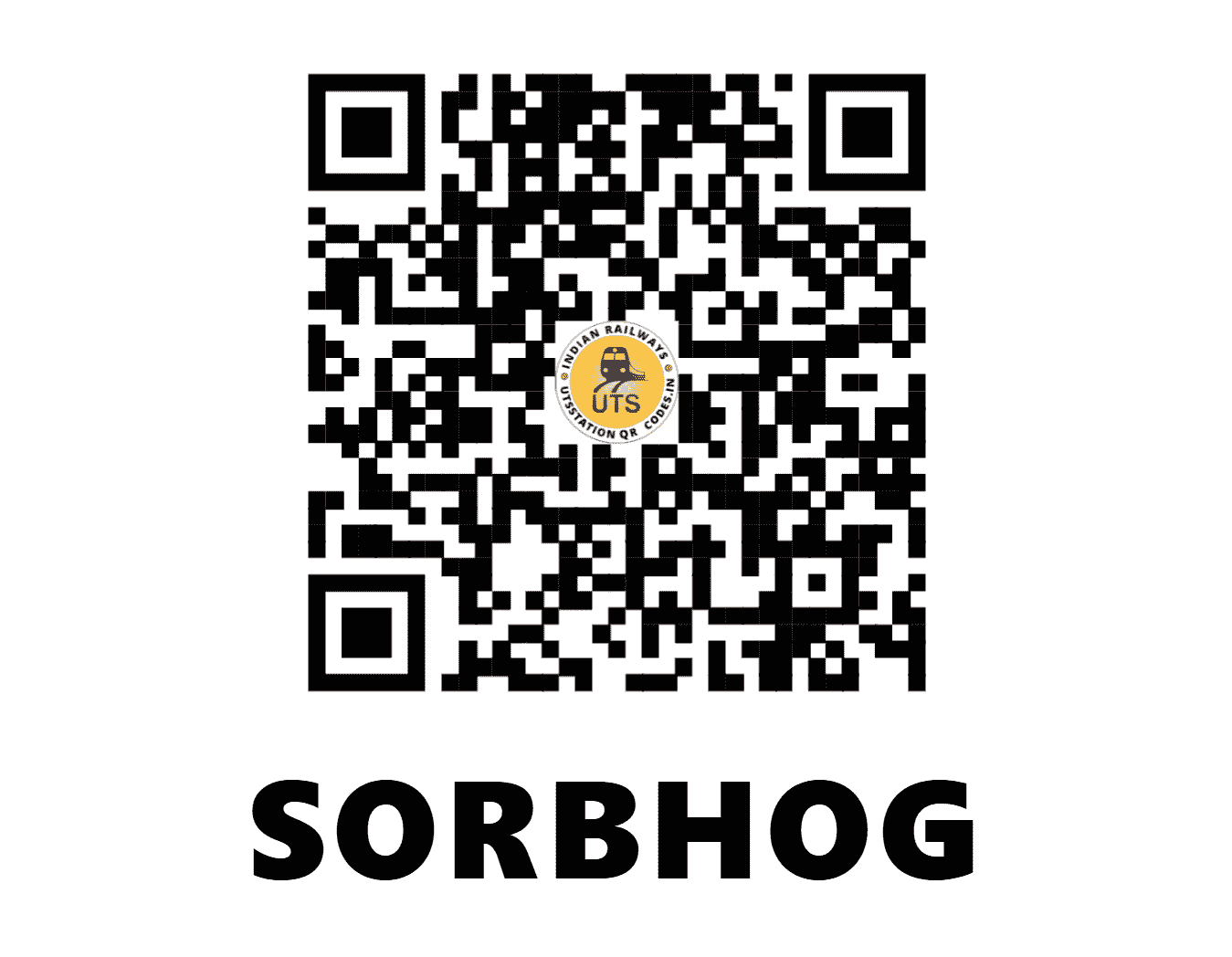 UTS QR Code for SORBHOG - SBE - NF (ASSAM)