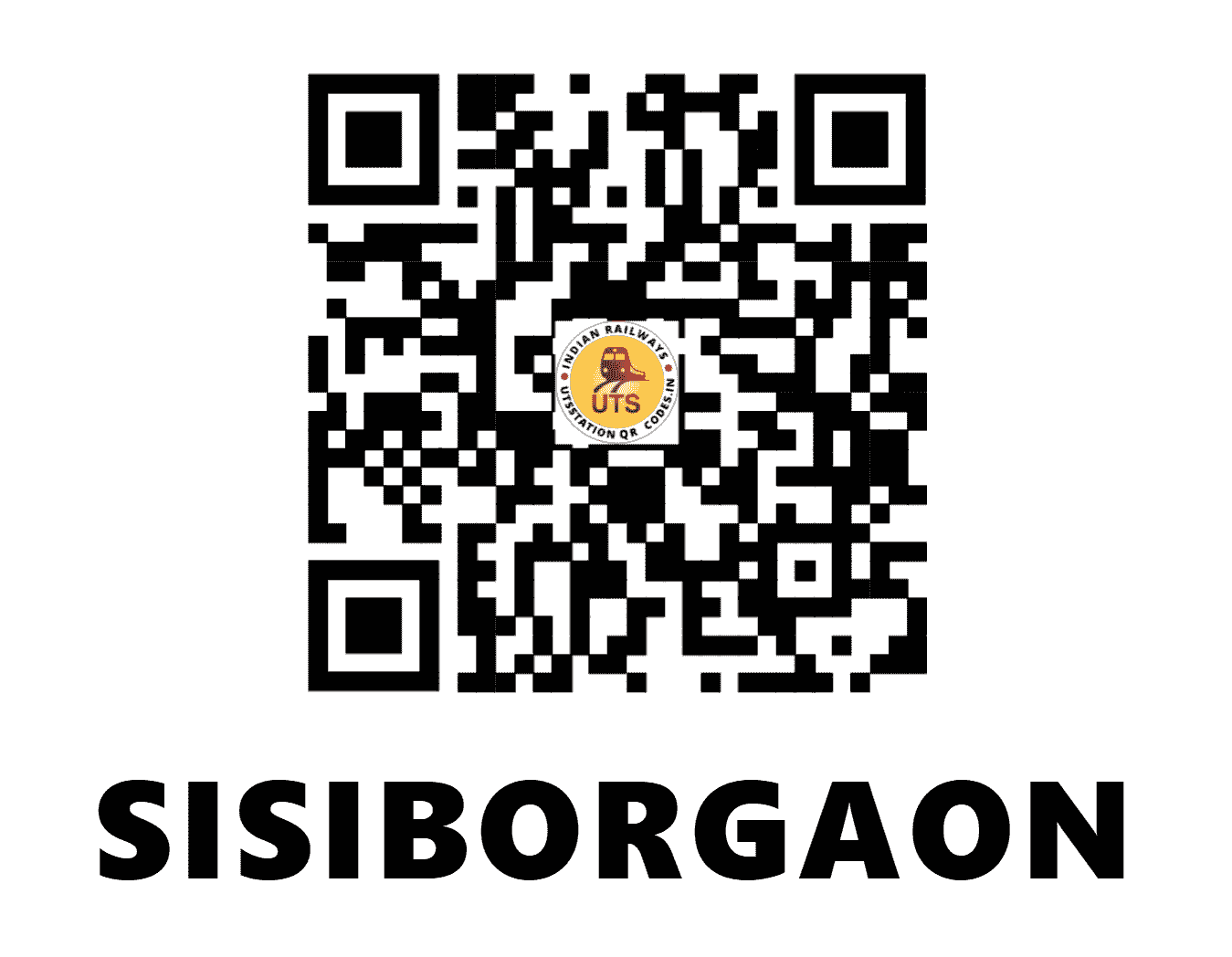 UTS QR Code for SISIBORGAON - SBGN - NF (ASSAM)