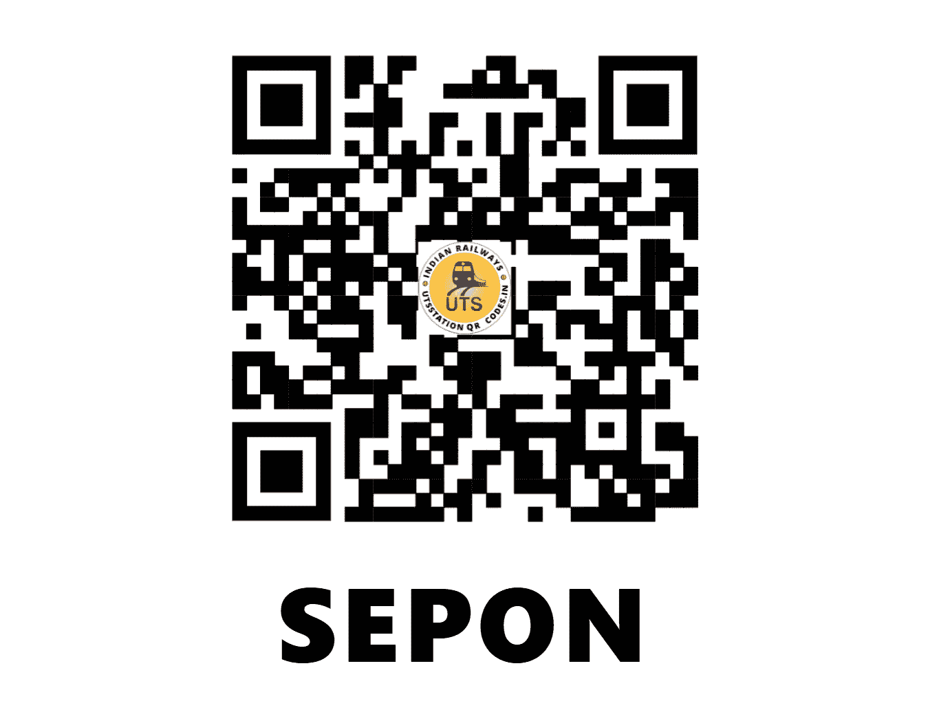 UTS QR Code for SEPON - SEPN - NF (ASSAM)