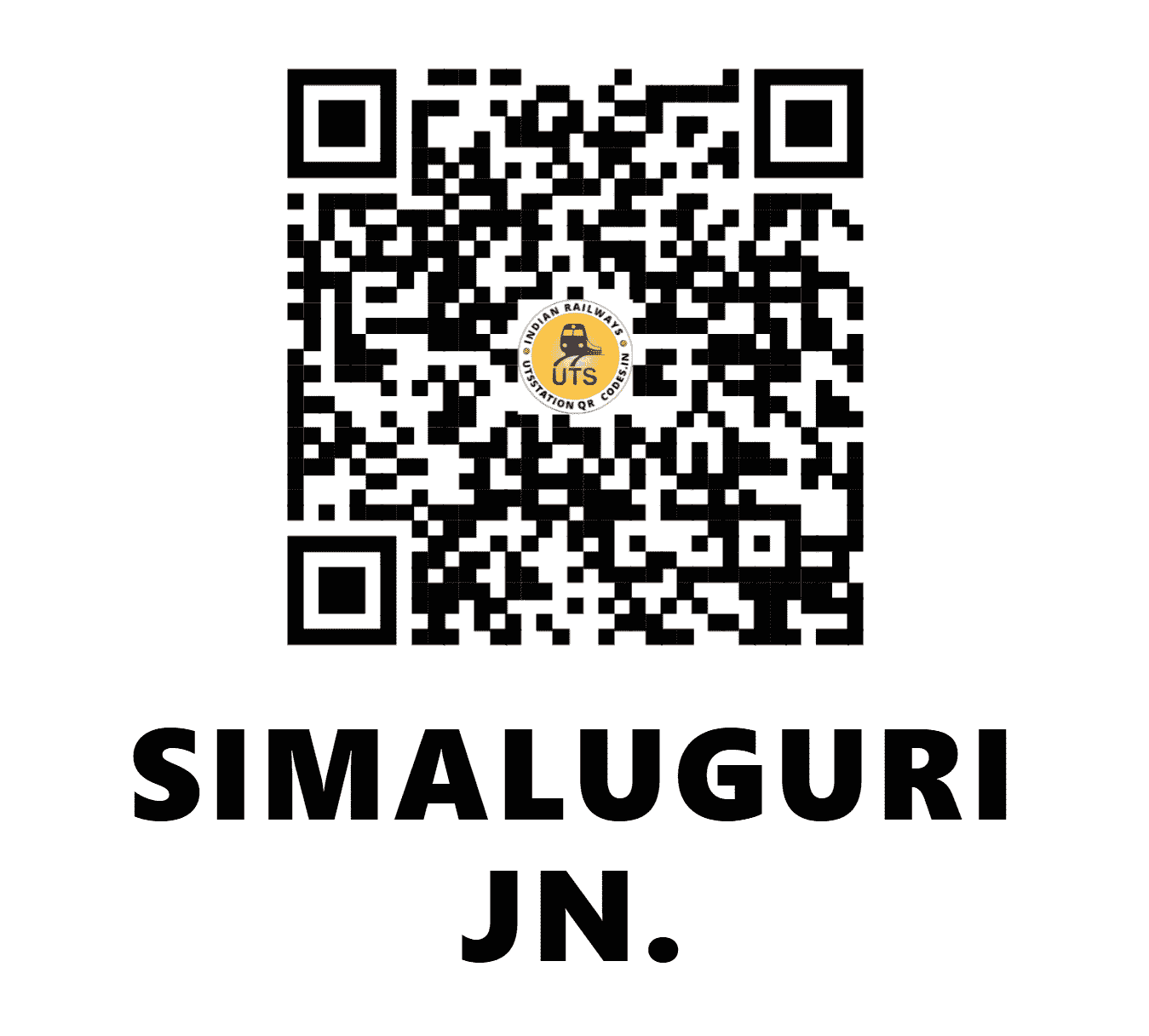 UTS QR Code for SIMALUGURI JN. - SLGR - NF (ASSAM)