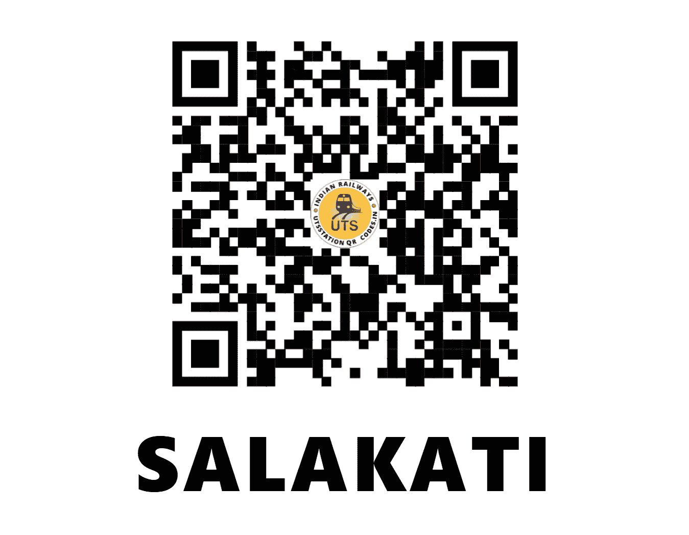 UTS QR Code for SALAKATI - SLKX - NF (ASSAM)