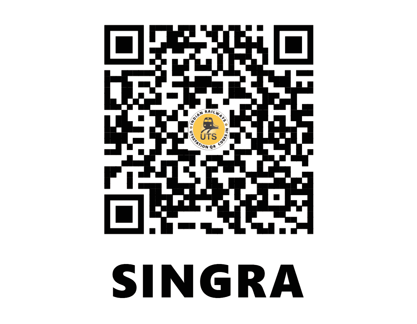 UTS QR Code for SINGRA - SNCA - NF (ASSAM)