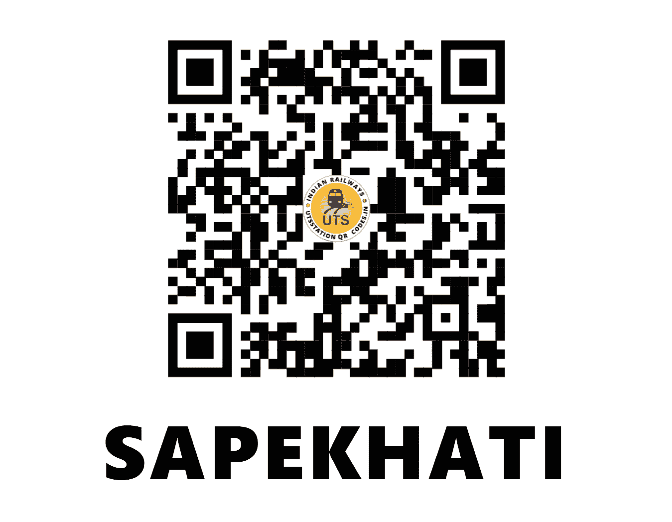UTS QR Code for SAPEKHATI - SPK - NF (ASSAM)