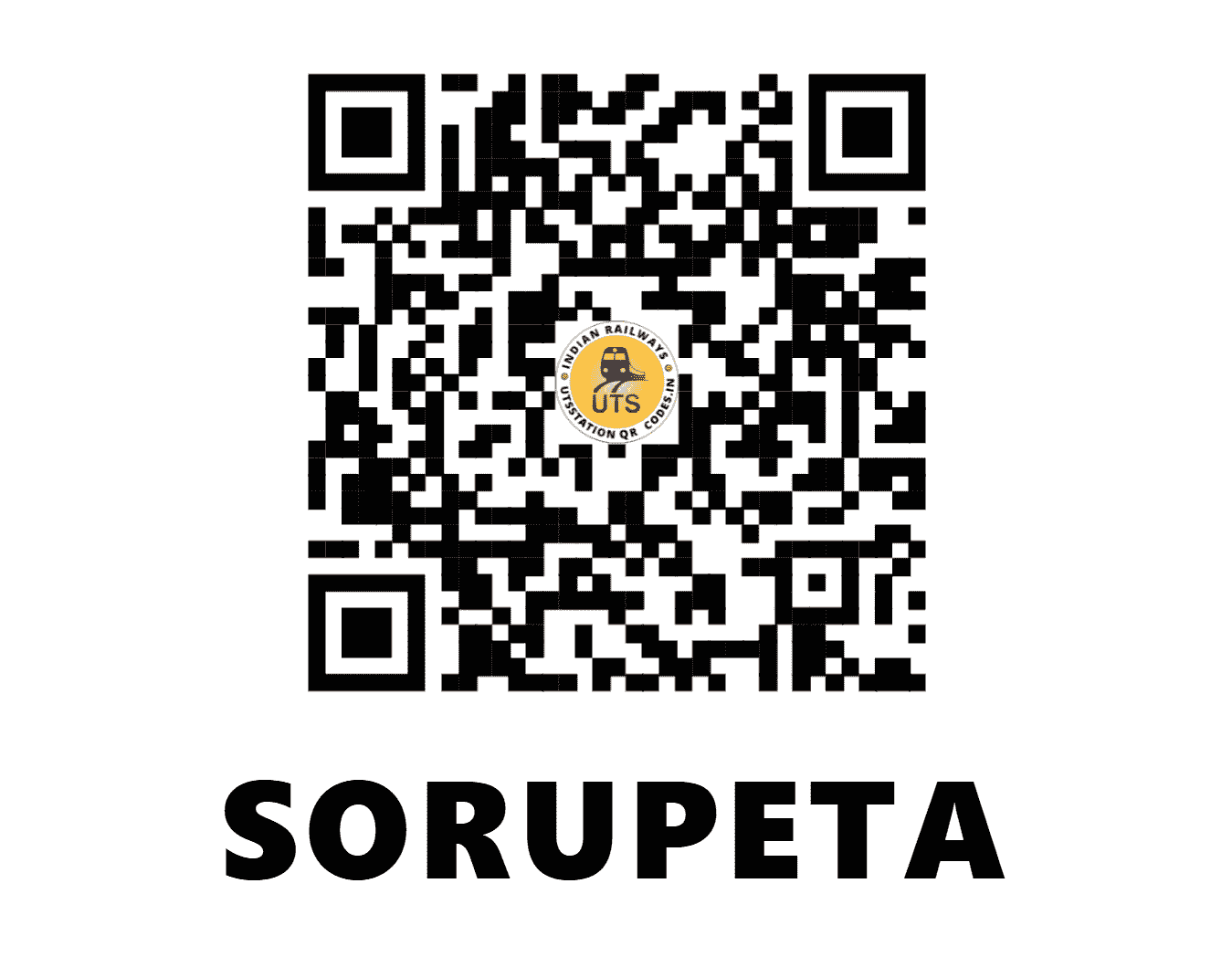 UTS QR Code for SORUPETA - SPQ - NF (ASSAM)