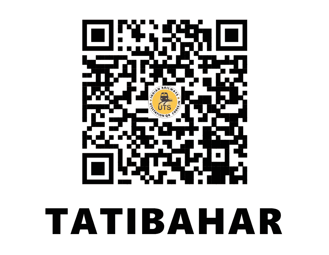 UTS QR Code for TATIBAHAR - TBH - NF (ASSAM)