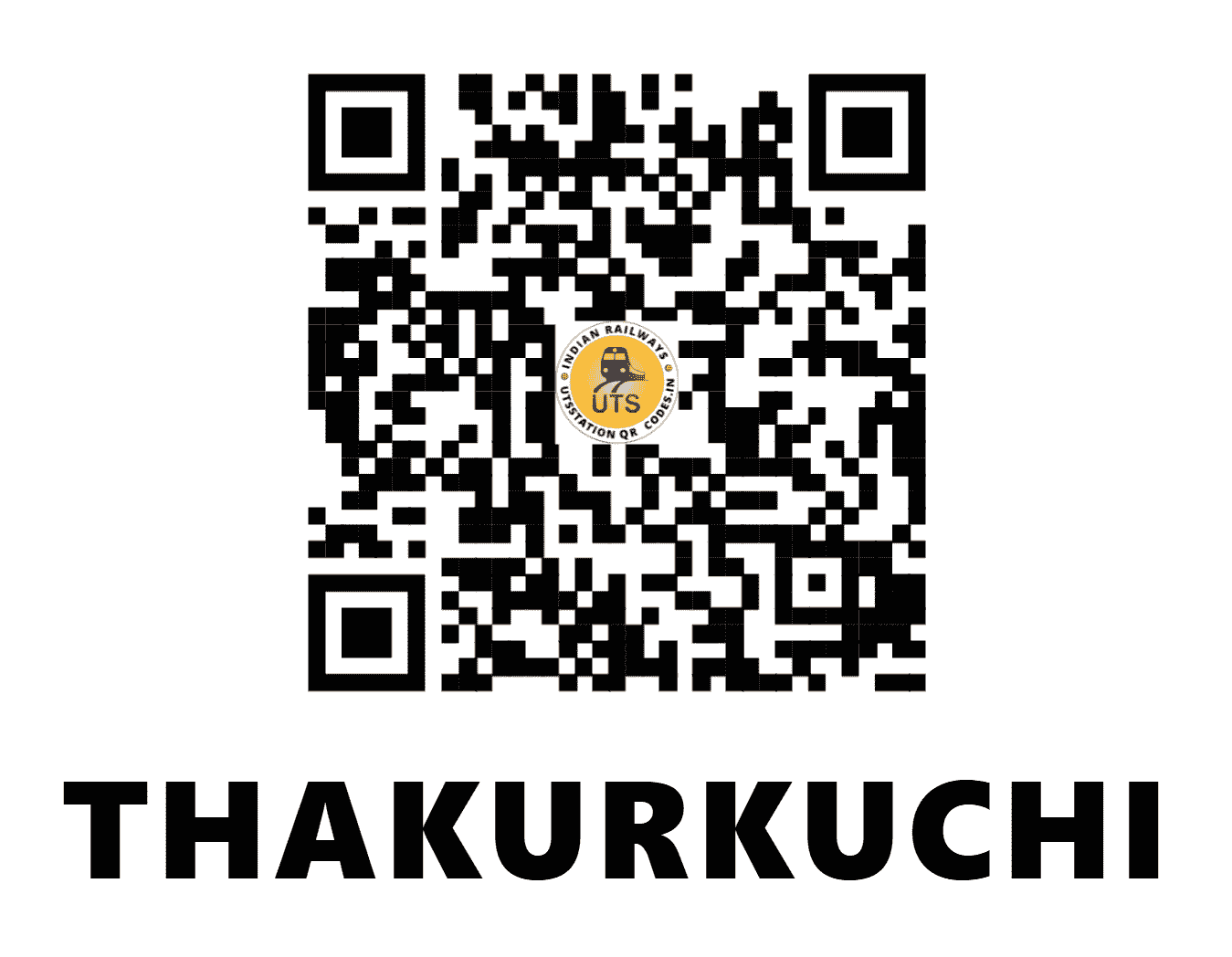 UTS QR Code for THAKURKUCHI - TKC - NF (ASSAM)