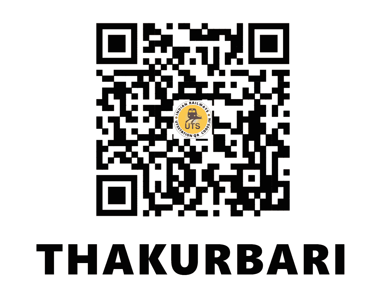 UTS QR Code for THAKURBARI - TKTB - NF (ASSAM)