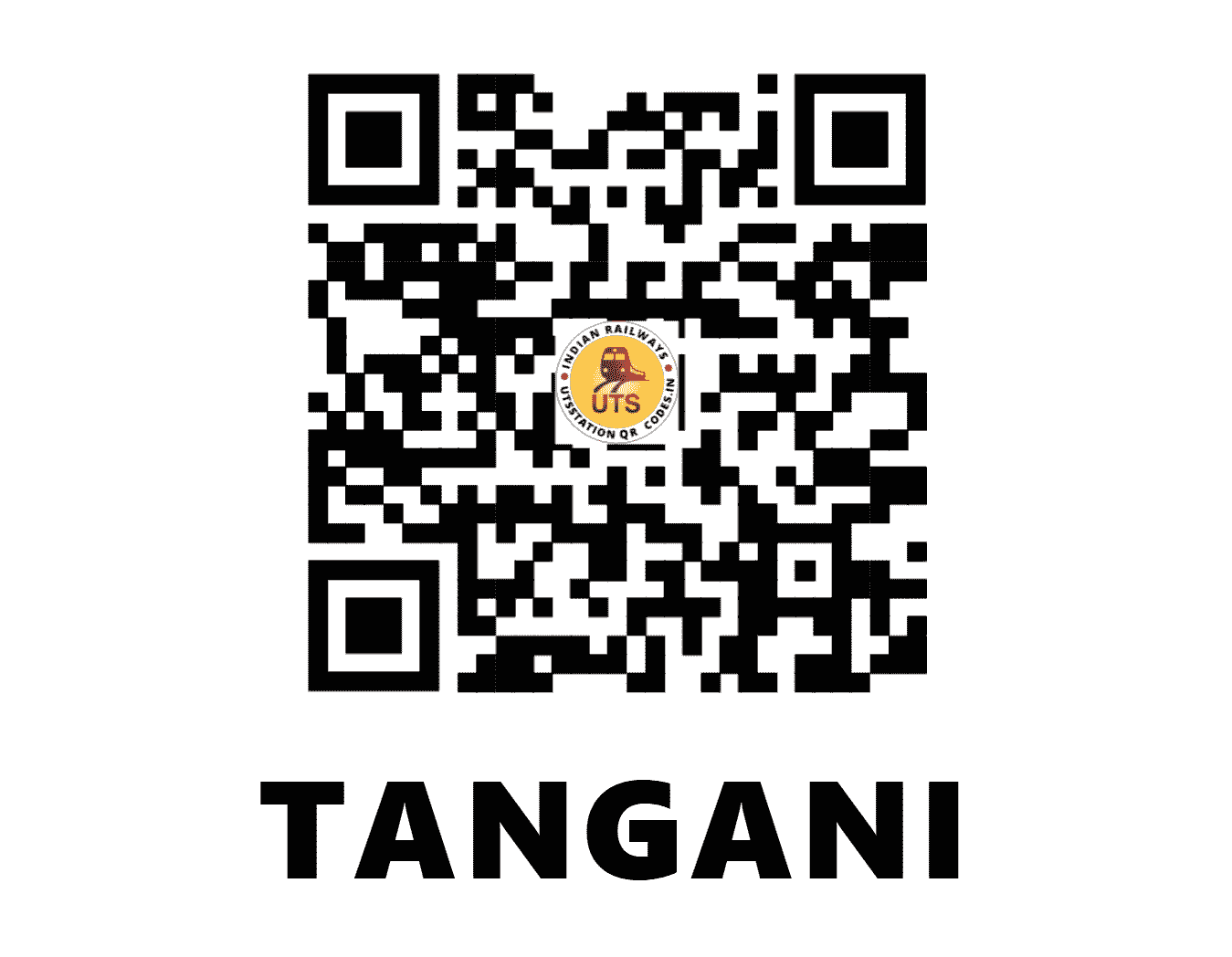 UTS QR Code for TANGANI - TNGN - NF (ASSAM)