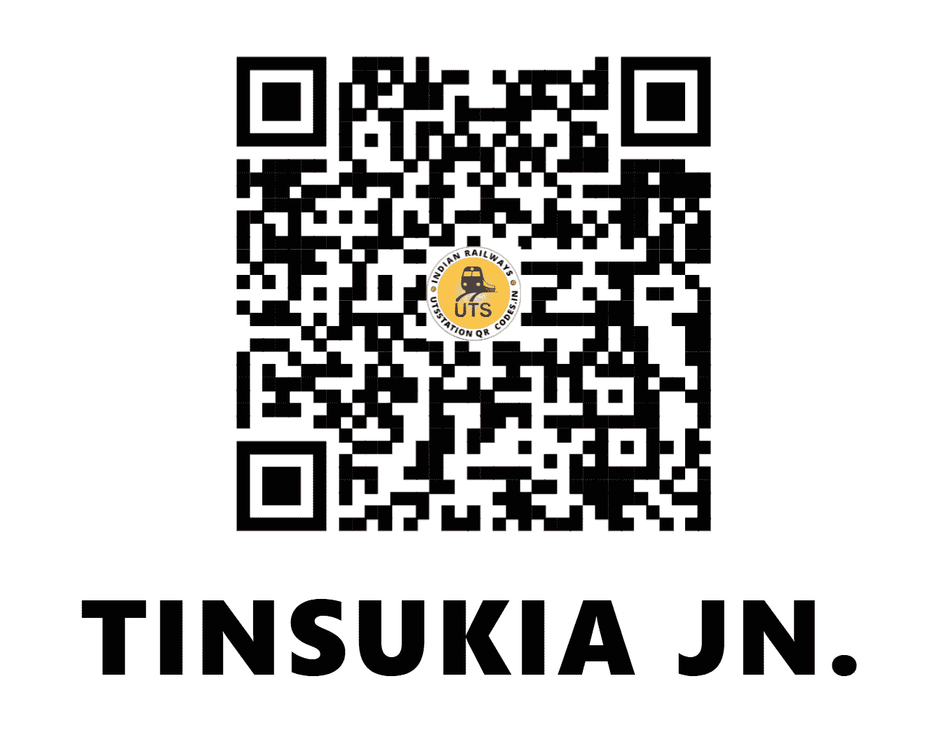 UTS QR Code for TINSUKIA JN. - TSK - NF (ASSAM)