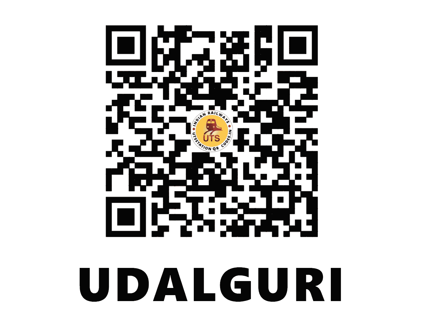 UTS QR Code for UDALGURI - ULG - NF (ASSAM)