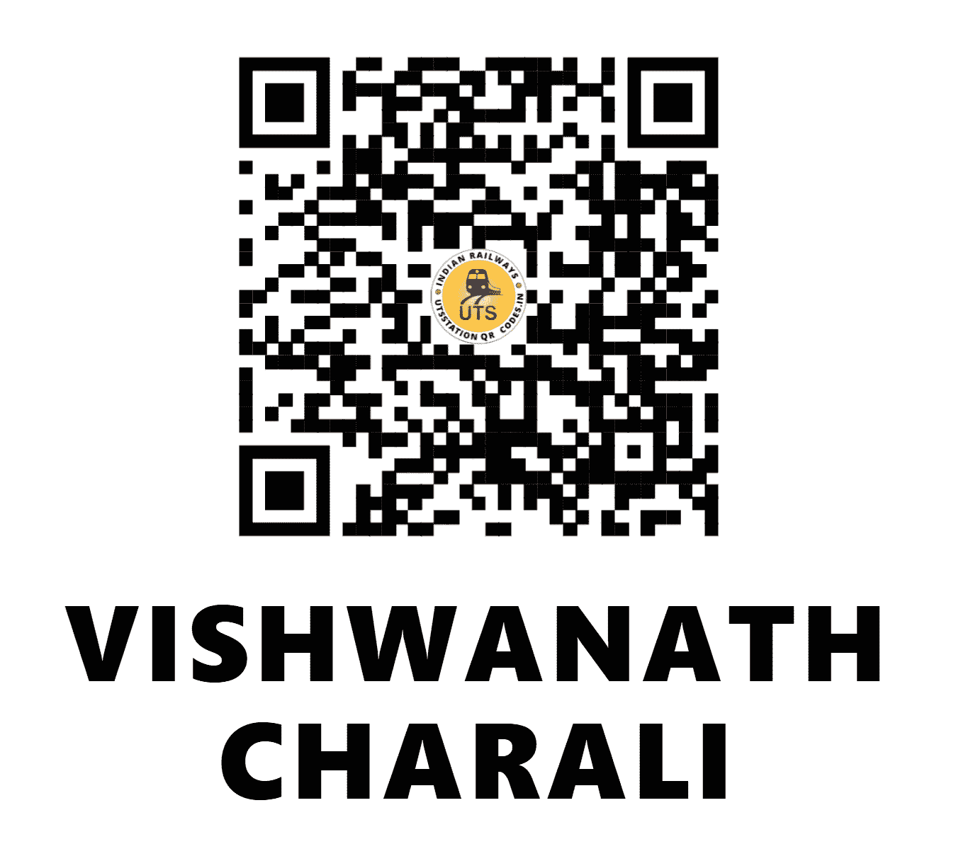 UTS QR Code for VISHWANATH CHARALI - VNE - NF (ASSAM)